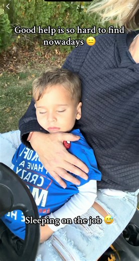 1.9K views · 78 reactions | How do you fall asleep, standing up, while mowing the grass?  홎홠홞홥 홣홖홥 황홞홢홚, 황홝홖황'홨 홝홤홬! 藍 #mylilbestfriend | Denise Martin | Facebook