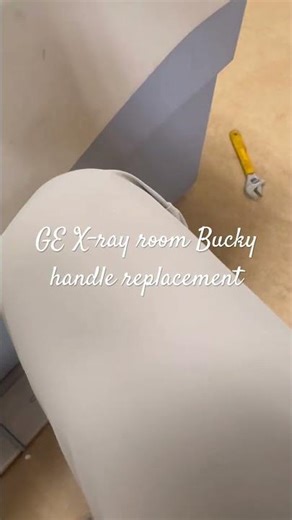 GE Proteus X-ray room Bucky handle replacement.
