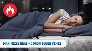 HMMAGNETS Vent Deflector, Magnetic Air Vent Extender for Floor Under Furniture, Adjustable 13”-38” - Walmart.com