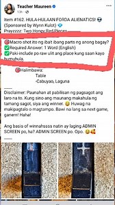 ITEM #162. ANSWER AND WINNAHHH REVEAL ____ Congrats po ulit. Makiki-send na lamang po ng iyong Jikwazzzhhh Numbaaahhh! Thanks. 🥰🥰🥰 #macroshots101 #macrophotography101 | Teacher Maureen