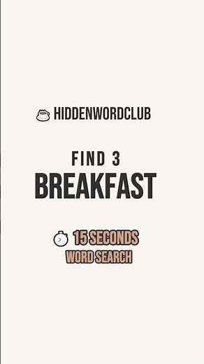 Can You Find All 3? 👀 | Find 3 Words | Fast Food Word Search Challenge