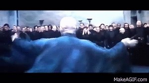 Harry Potter is DEAD! EhHahHeh! - Voldemort Laugh on Make a GIF