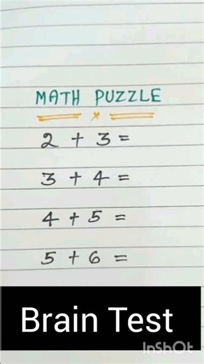Math Puzzle with answers