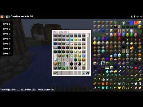 How to Use Too Many Items in Minecraft 1.1 [Valid for 1.2.3]