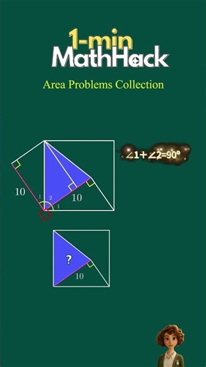 Challenging Area Problems – Visual Strategies and Solutions #GeometryMethod