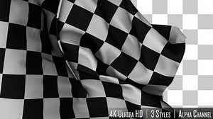 Checkered Flag Racing Transition 4K