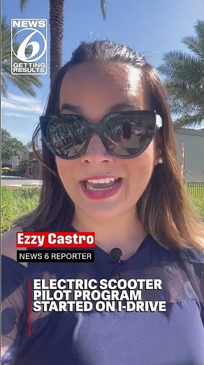 Tourists test out e-scooter pilot program on I-Drive