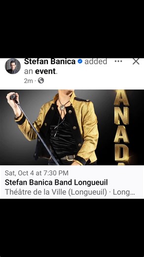 LET'S DO IT AGAIN Stefan Banica Jr Stefan Banica Jr & band revine în Canada după 7 ani și vă promite un show de zile mari, in aceeași săli SUPERBE unde românii au avut parte de cele mai tari spectacole românești din Nord America (Smiley, Holograf & Andra) - by KLUBEVENT LONGUEUIL 4 Oct, Pratt&Withney concert hall (Théâtre de la Ville) HAMILTON 5 Oct, McIntyre Performing Arts Centre (Mohawk College) ℹ️ Bilete & Info on-line KLUBEVENT punct com | KlubEvent | Facebook