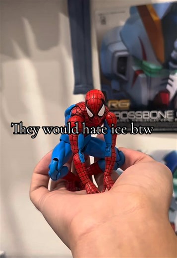 I tried posting this earlier but TikTok was messed up thanks to Oracle. #figtok #actionfigures #spiderman #freepalestine #fucktrump
