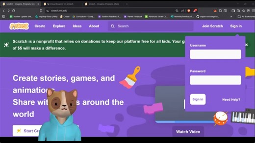 Mr. Cat [An Average Jr. Coder] on Instagram: "Introduction To Scratch🐱 . . . #fypage✨ #computerscience #codingisfun #mrcatcodes"