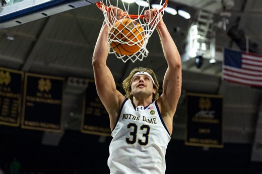 Notre Dame Forward Carson Towt Signs with Colts Despite Zero Football Experience
