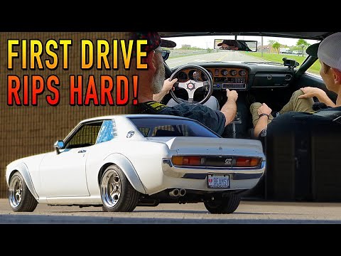 1977 Toyota Celica RestoMod Build - EP14 - FIRST DRIVE!