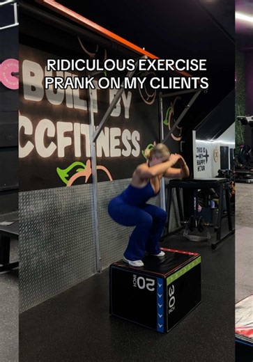 It was hard to come up with something they’d actually think is crazy for me🤣 #womensonlygym #womensfitnesscoach #personaltrainer
