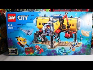 LEGO City 60265 Ocean Exploration Base Speed Build & Reivew