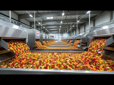 Inside the Haribo Factory: From Sugar Syrup to Goldbears Gummy Bears (Full Process)