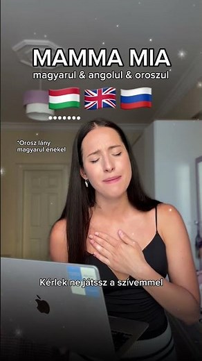 Part 1 Mamma Mia magyarul, angolul, oroszul | Orosz lány magyarul énekel #magyaryoutube #magyarzene
