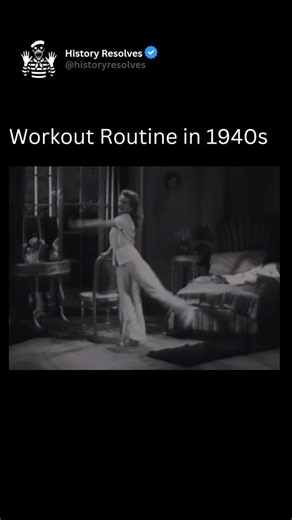 History | Ancient History on Instagram: "Workout routines in the 1940s were practical, disciplined, and heavily influenced by military training and physical culture movements rather than modern bodybuilding aesthetics. With World War II dominating the decade, many exercise programs emphasized functional strength, endurance, and overall fitness, using bodyweight calisthenics such as push-ups, sit-ups, squats, pull-ups, and jumping jacks as their foundation. Simple free weights, medicine balls, an