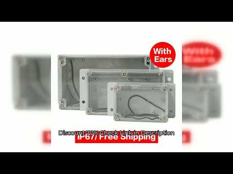IP67 Plastic Transparent Box Waterproof Enclosure Electronic Project Outdoor Instrument Electrical P