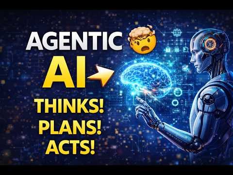 Agentic AI Explained 🤖 | The Future of Autonomous AI Systems | Agentic AI vs Generative AI