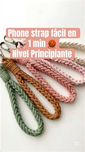 Aprende a tejer un i-cord a crochet en 1 minuto 🧶 | Ideal para principiantes
