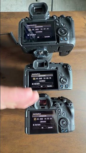 Synchronize time on cameras
