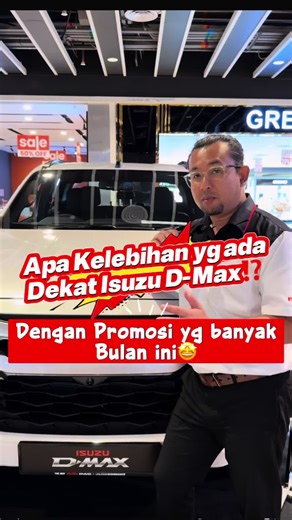 🔥 PROMOSI ISUZU D-MAX BULAN NI! 🔥 💥 Rebat sampai RM7,000 (T&C Apply) 💳 Roadtax? Murah gila – RM399.20 je setahun! ⛽ Minyak super jimat – 1 full tank boleh sampai 2,004KM 🚙💨 🔧 Servis pun murah – 20,000KM sekali, bawah RM500 je! 🌲 Camping? Masuk kebun? Angkut durian? Semua boleh sebab ada Diff Lock! 📞 DM kami cepat cepat! #IsuzuDMax #PromoGempak #RebatRM7000 #JimatMinyak #RoadtaxMurah