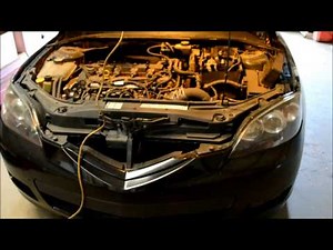 How to replace the Mazda 3 2.3L temperature sensor