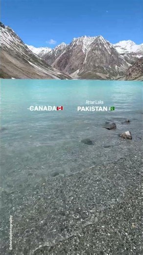 This is Attar lake in Ishkoman valley, Pakistan 🇵🇰🩵#attarlake #outdoors #ishkomanvalley