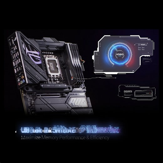 🔥 Unlock memory potential with AEMP II or fine-tune with DIMM Flex based on temperature. AEMP II ensures peak performance even with non-XMP memory, while DIMM Flex stabilizes based on temps. Your memory, your choice! 🚀 Interested in our new DDR5 performance features? Click below to learn more and join our campaign to win exciting prizes! 👉 https://www.asus.com/event/pcdiy/sg/palooza.html #NEWZ790 #ROGZ790 #StrixZ790 #AsusDDR5Motherboard #AsusUpgradeAPalooza | ASUS Republic of Gamers