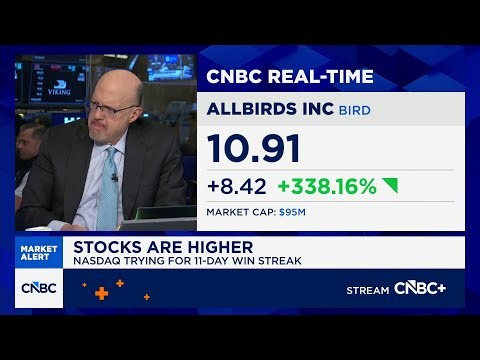 'This is ridiculous', says Jim Cramer on Allbirds announcing it is transforming into an AI company