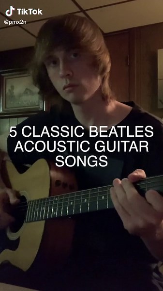 John Lennon Acoustic Guitar Performance