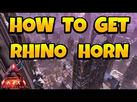 How to Get Woolly Rhino Horn in ARK Ascended - Lost Colony Map