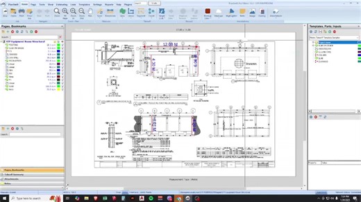 PLANSWIFT TUTORIAL USING AREA TOOL TO GET THE VOLUME OF THE CONCRETE SLAB WITH Sub item attachments. #quantitysurveyor #civilengineer #planswift
