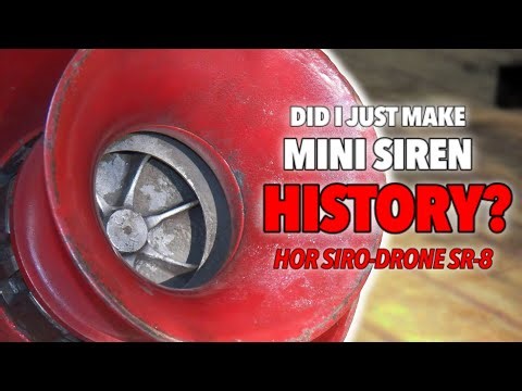 Did I Just Make Mini Siren History? | HOR Siro-Drone SR-8 Siren Test