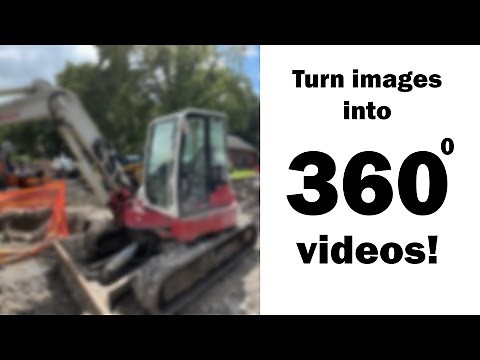 How to easily make a 360 video from a Photograph (Phone panorama)