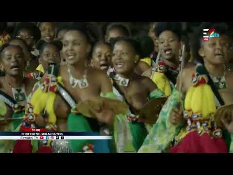 Imbali from His Majesty's correctional services entering the dancing arena