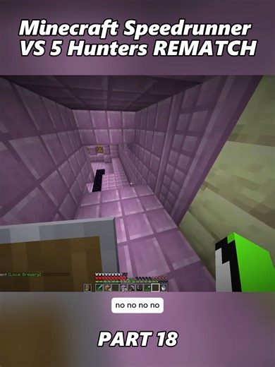 Minecraft Speedrunner Faces Five Hunters: Epic Rematch