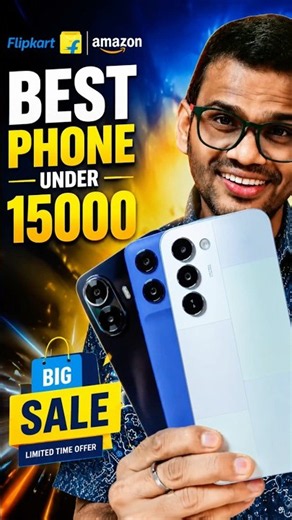 TOP 3 Best Phone Under 15000 -​ Flipkart & Amazon Sale✅ 5G Phone Under 15k