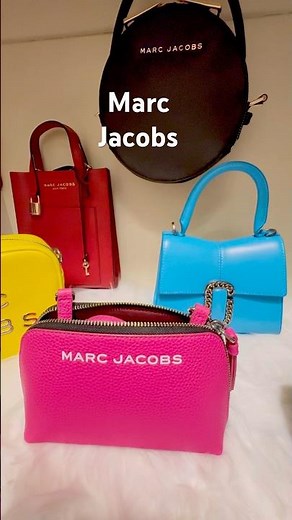 MARC JACOBS MINI MICRO CROSSBODY BAG COLORFUL COLLECTION VIDEO #marcjacobs #bagcollection