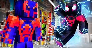 マインクラフト用スパイダーマンMODをPCとMac (アプリプレイヤー) にダウンロードして実行