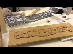 Norwegian Wood Carving Acanthus Art
