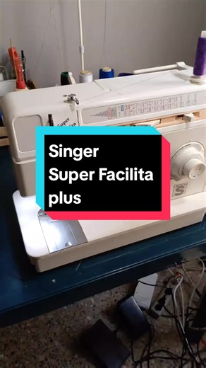 Singer #Super #facilita Plus categorizada como una máquina de coser semi industrial por su potente y rápido motor. lista para la batalla #966 #241 #singer #heavydutty #yamata #brother #1507 #maquinasdecoser #overlock #875
