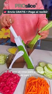 ¿Terminas agotada después de cocinar sólo por cortar todo a mano? Yo también me cansaba de perder tiempo, llorar con la cebolla y dejar un desastre en la cocina... hasta que encontré ProSlice®👇 Solo colocas las verduras, deslizas y ¡listo! 👏 En segundos tienes todo perfectamente cortado. 🔸 Pica, rebana, corta y ralla en segundos ⏱️ 🔸 Protege tus manos 🙌 (¡sin cortes ni sustos!) 🔸 Fácil de lavar y guardar 🧼🧺 Ya que lo descubriste, pide el tuyo y regala uno más 🎁 Envío GRATIS 🚚 Pago Cont