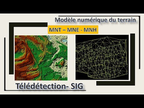 Modèle Numérique de Terrain (MNT - MNE -MNH - TIN ) #39#
