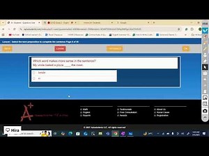 Grade 2 - English - Prepositions