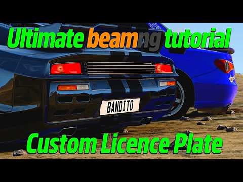 🚘 Custom License Plates in BeamNG.drive: Ultimate 2025 Setup Guide