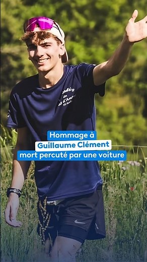 Tribute to Guillaume Clément, 21-year-old student, killed after being hit by a car in Besançon