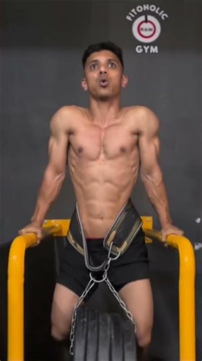 double bar dips with 50 kg #motivation #calisthenic #yoga #fitness