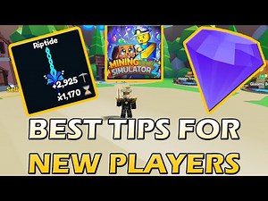 BEST TIPS FOR NEW PLAYERS - Roblox Mining Simulator 2