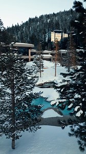 From snow-capped mountains to frozen lakes and inviting fire pits, your winter wonderland awaits at Everline Resort & Spa. | Destination by Hyatt